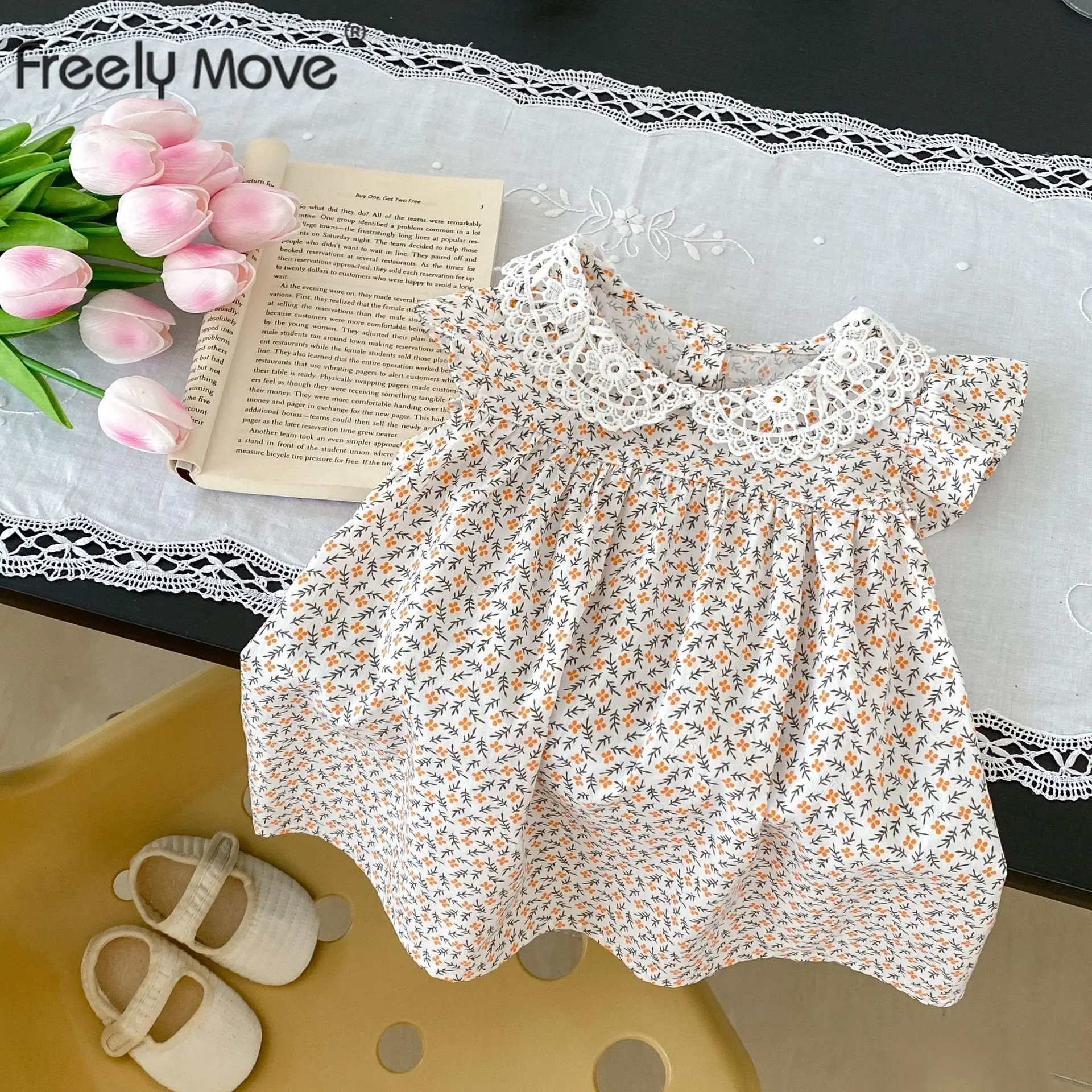 

2023 Girl Dress Kids Summer Clothes Children Flower Dresses Lace Sleeveless Princess Dress Girls Party Outfit Clothing