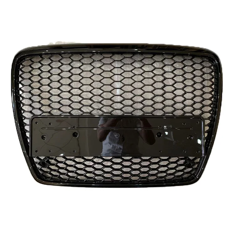 

Grill for A6 C6 Car accessories front bumper grille no logo style mesh facelift RS6 grill 2005-2011
