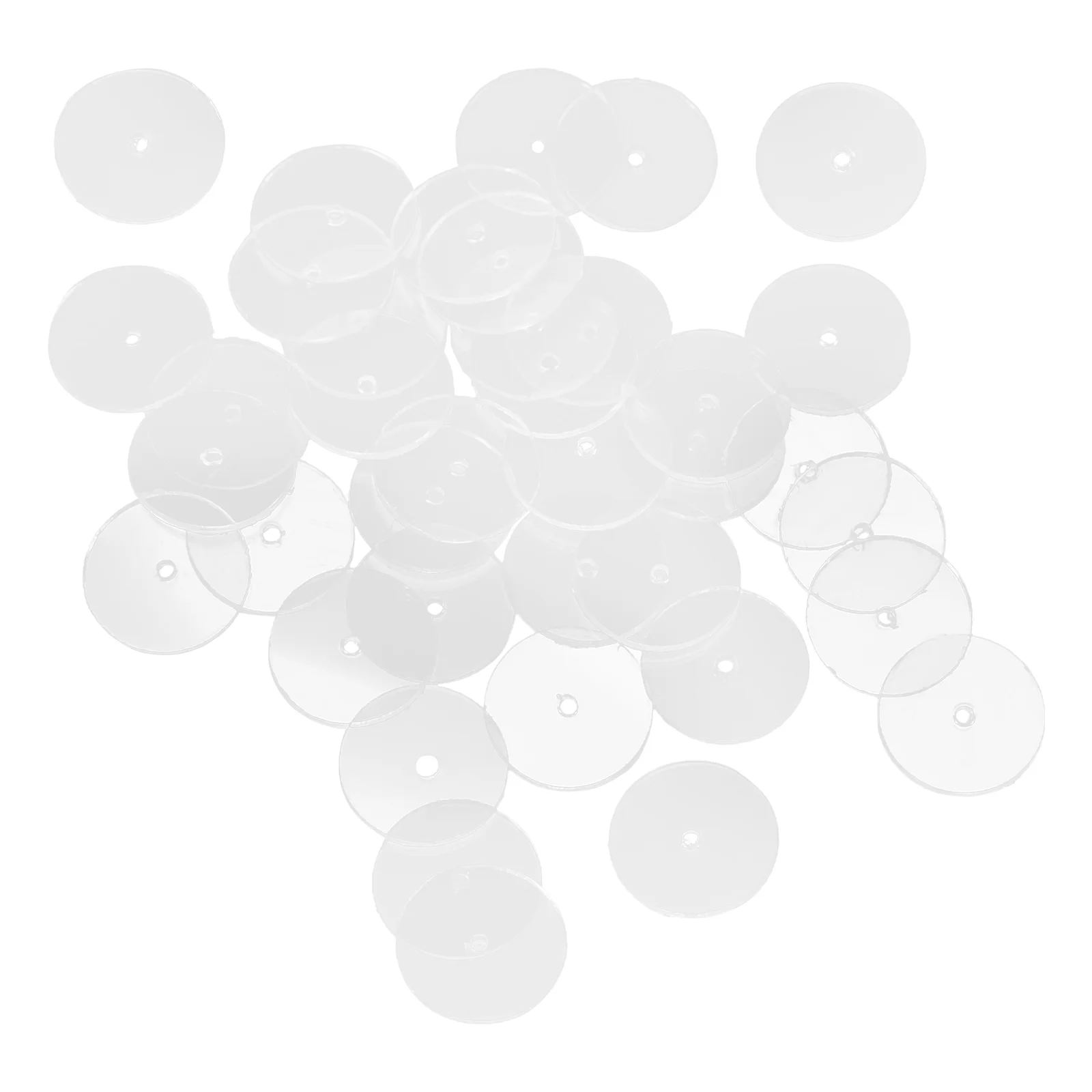 50 шт. прокладка для сережек тяжелая опорная задняя часть прозрачные диски