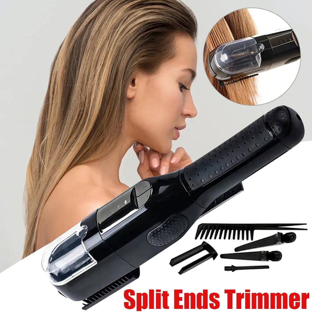 Split Hair Trimmer for Dry Damaged and Brittle Professional Automatic Split Ends Remover Cordless Cutting Wireless Charging Pro2