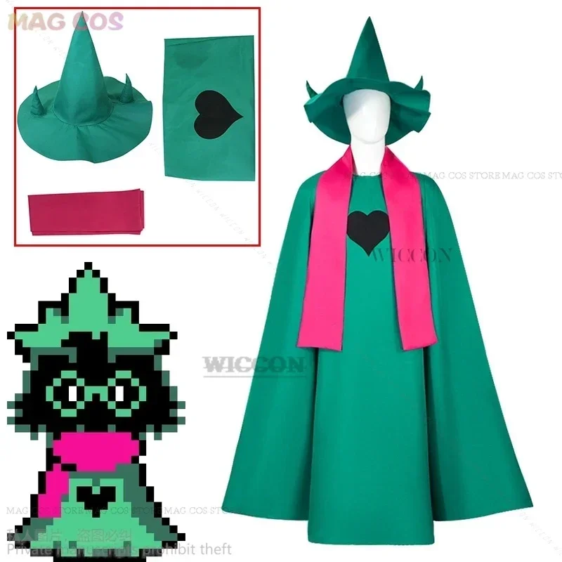 Игра Deltarune Cos Ralsei Spanton косплей фантастическая шляпа искусственная Маскировка