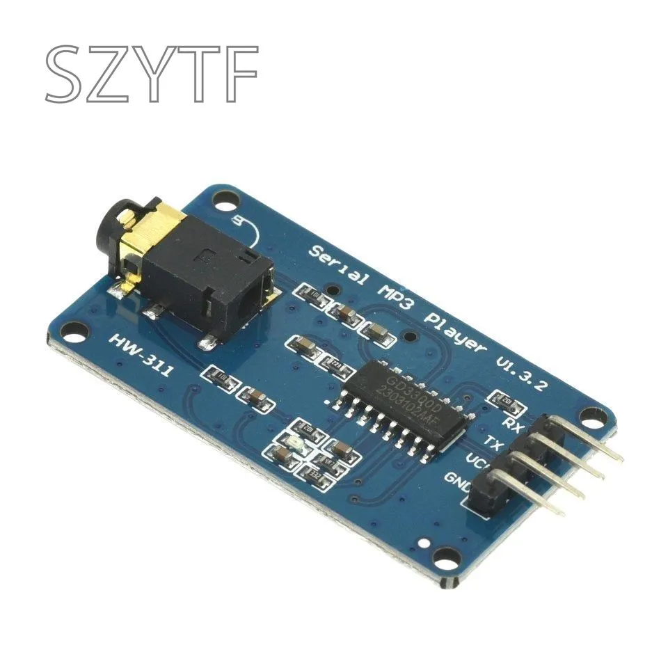 Последовательный модуль управления YX6300 YX5300 UART, MP3 музыкальный плеер, модуль для AVR / ARM / PIC CF