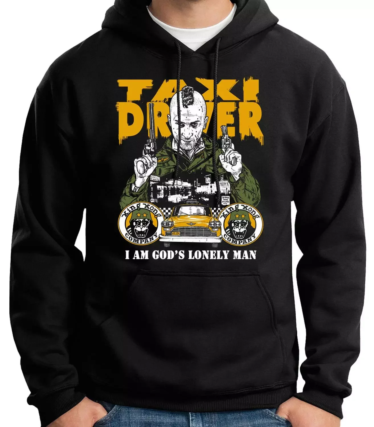 

NEW IN Hoodies men-taxi driver I am God's lonely man