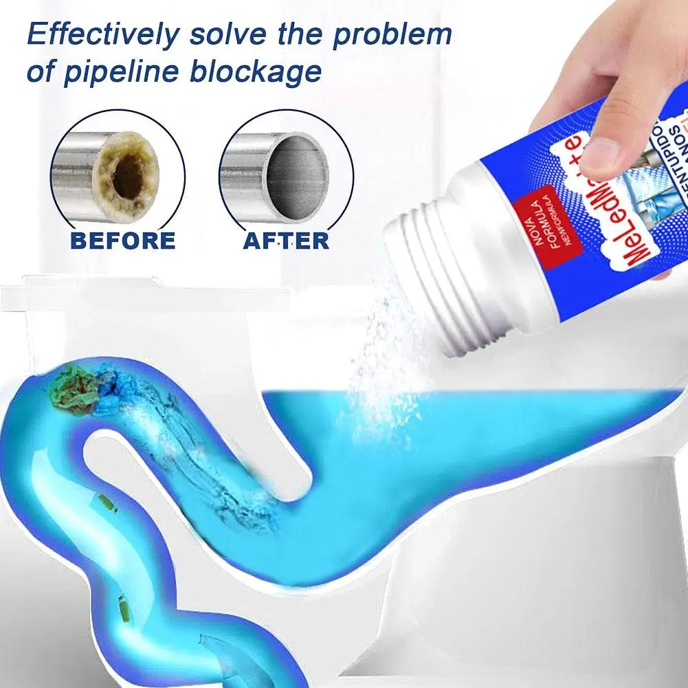 

100g DropShipping Powerful Kitchen Pipe Dredging Agent Meledmattet Toilet Sink Drain Cleaner Sewer Household Cleaning Tools