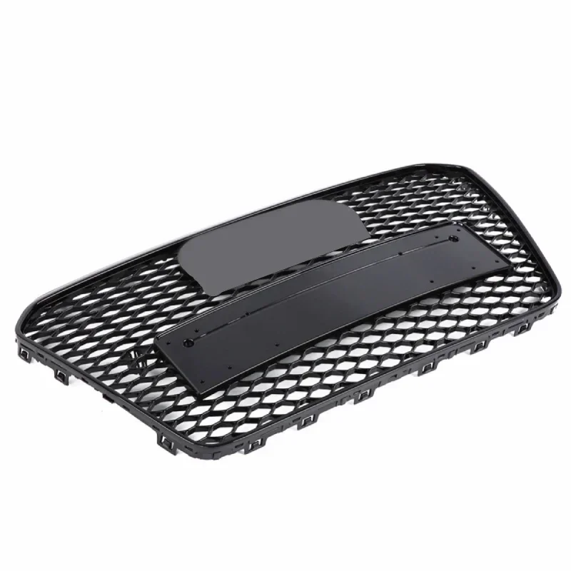 Для RS5 Style Front Sport Hex Mesh Honeycomb Hood решетка глянцевый черный для A5/S5 B8.5 2012 2013 2014 2015 2016