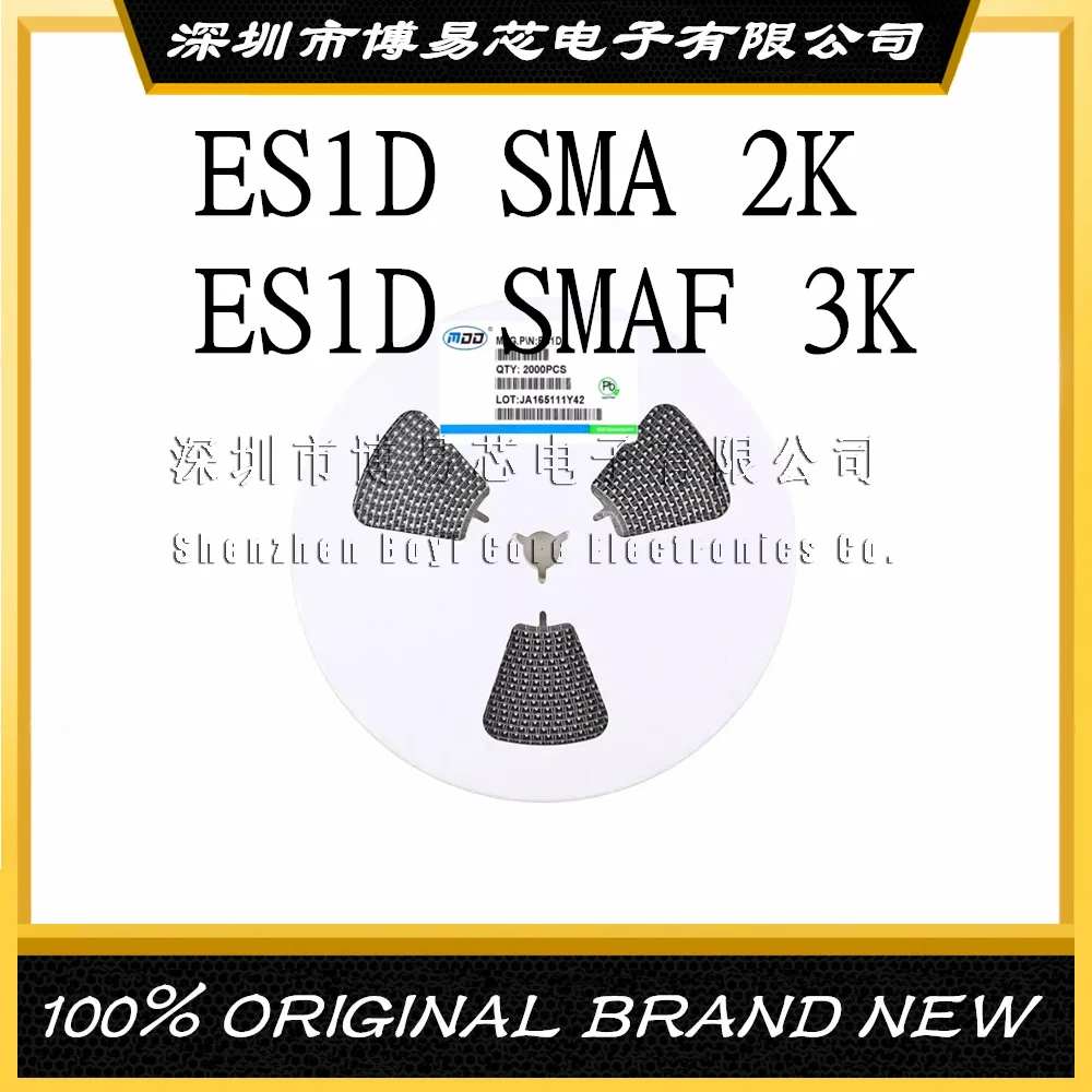 SMD ES1D 1A/200V SMA/DO-214AC упаковка 1 диск 2K