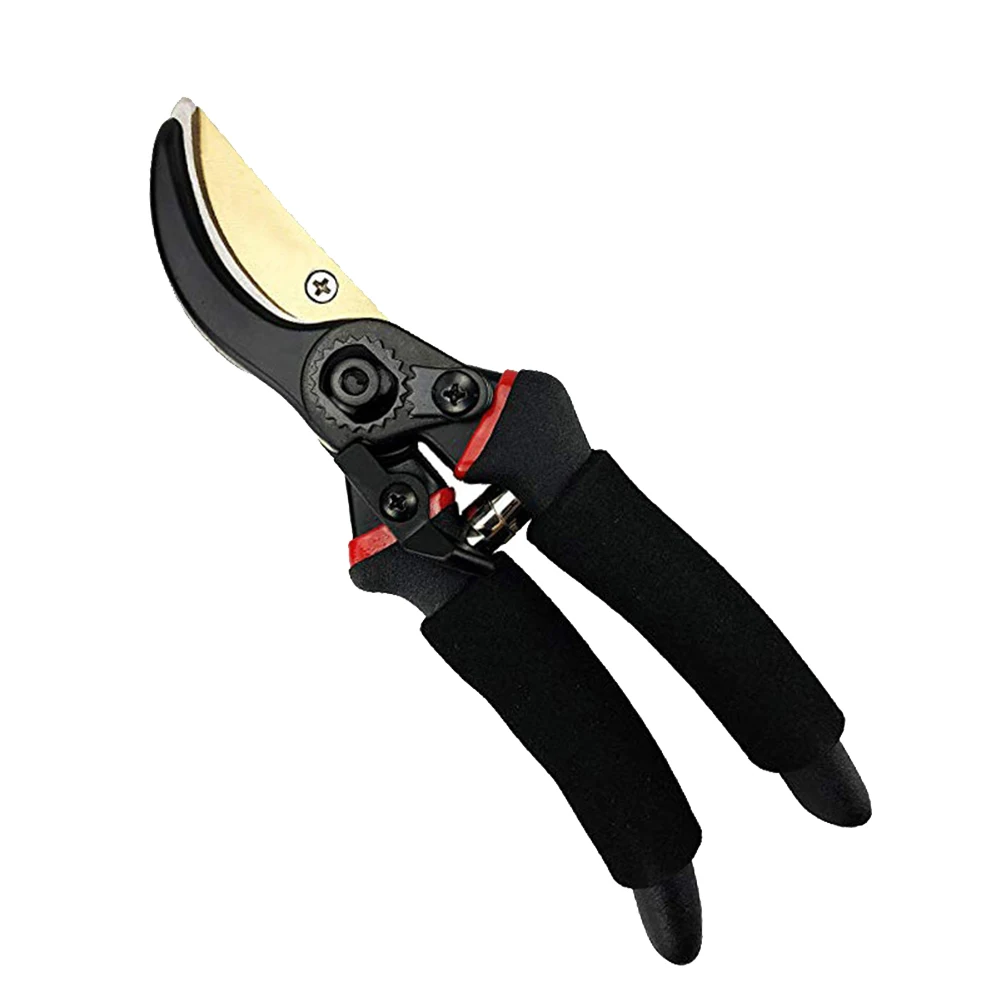 

Home Tool Pruning Shear Professional Ratchet Anvil Garden Pruning Carbon Steel Scissors Branch Gardening Plant Scissor Hand Tool