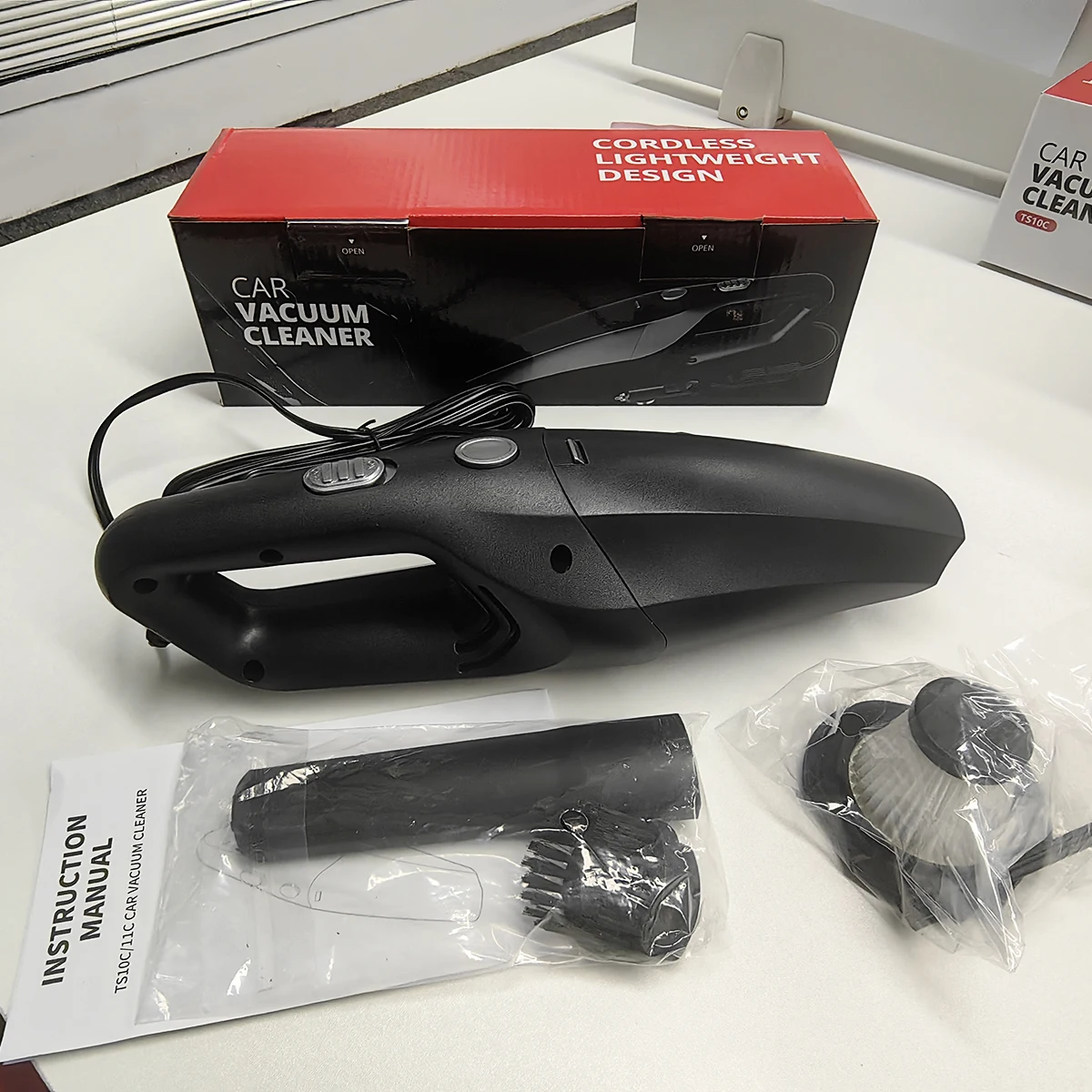 

Портативный Автомобильный Пылесос 120 Вт С Высокой Мощностью Всасывания, Ручной, Компактный, Многофункциональный, Проводной