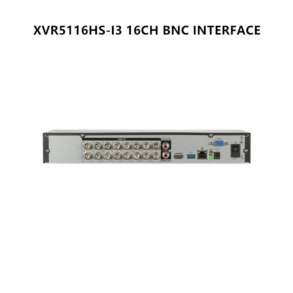 Записывающее устройство Dahua XVR5104HS-I3 4CH & XVR5108HS-I3 8CH & XVR5116HS-I3 16CH WizSense XVR поддерживает до 6Мп IP-камер и 5Мп HDCVI.