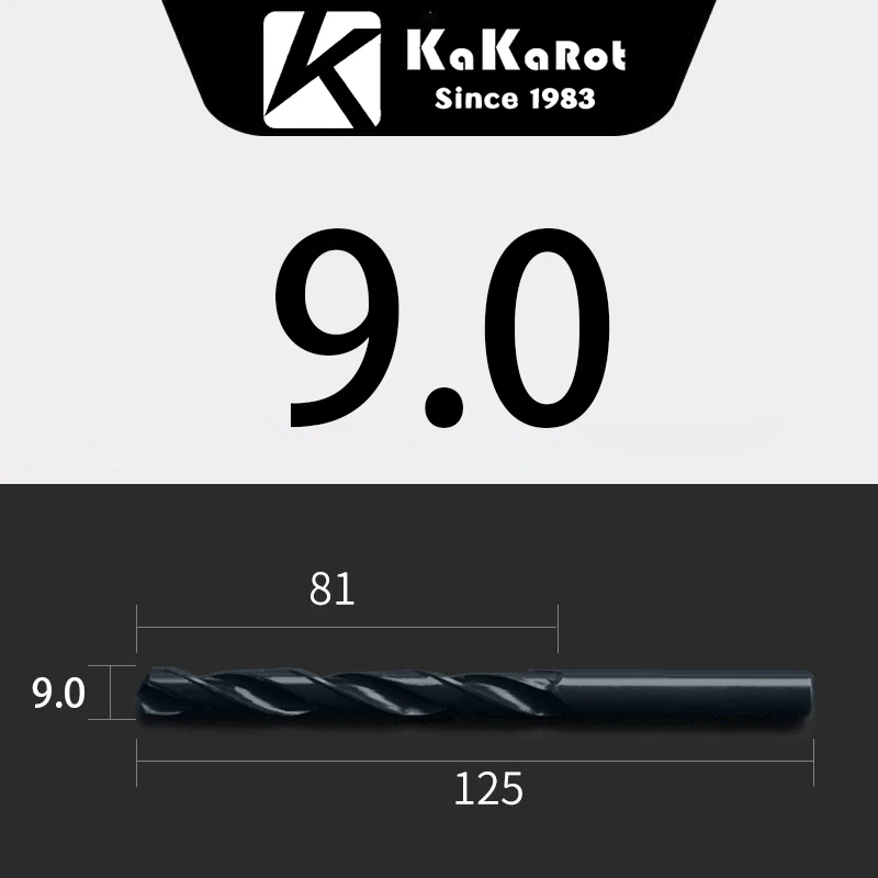 Спиральное сверло KaKarot из быстрорежущей стали, высокоскоростные стальные сверла, набор сверл для резки отверстий из нержавеющей стали, для дерева, металла, лучший электроинструмент