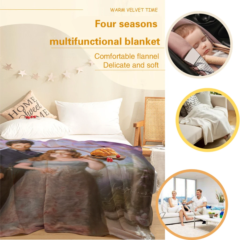 Одеяло Penelope and Colin Bridgerton фланец текстильный декор портативные супер мягкие пледы