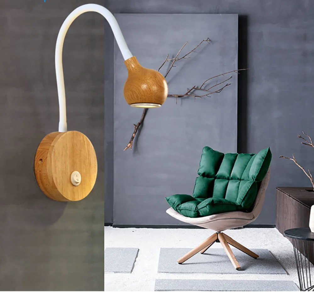 Японские декоративные настенные светильники 110-240 В 5 Вт комнатная лампа из