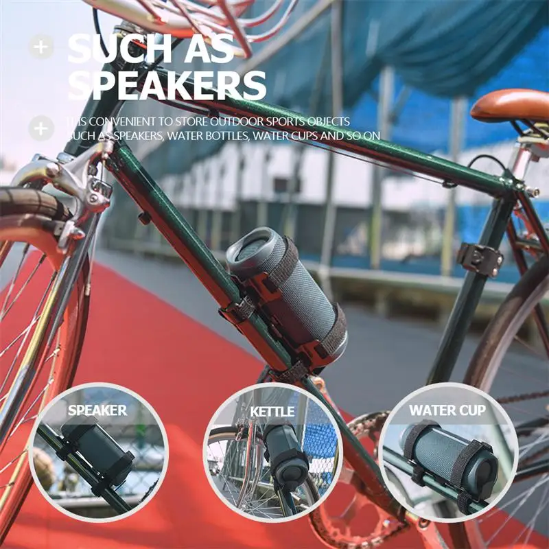 

Bike Speaker Iron Mount Outdoor Adjustable Water Bottle Strap Accessories