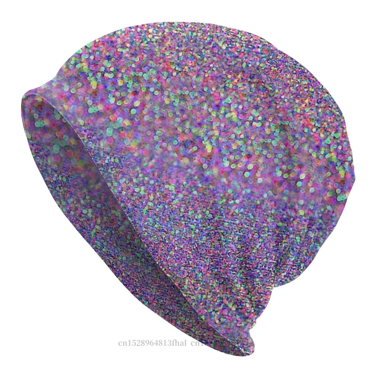 

Bonnet Hats Bohemian Men Women's Glitter Galore Featuring The Finest Purple Teal Pink Blue Warm Cap Street Skullies Beanies Caps