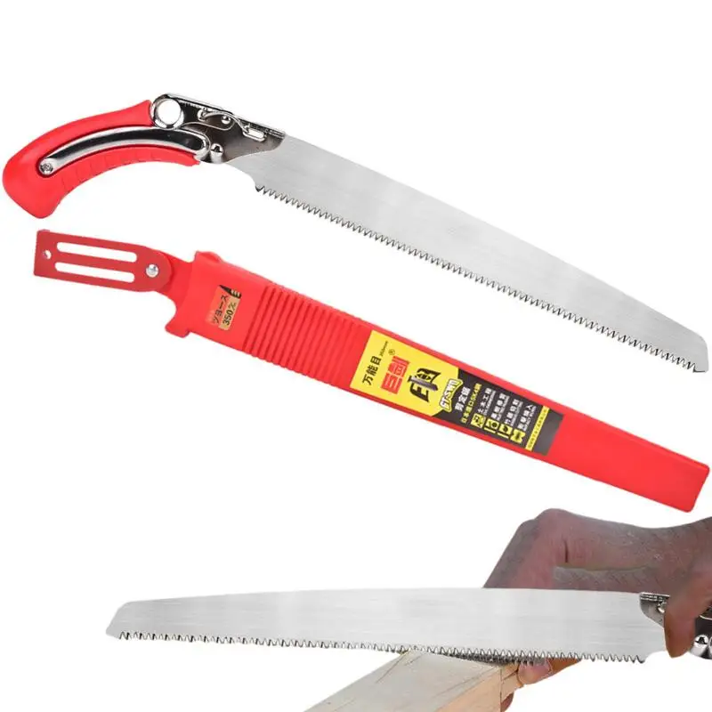 Ручная пила для резки дерева ручная обрезки деревьев с защитным чехлом