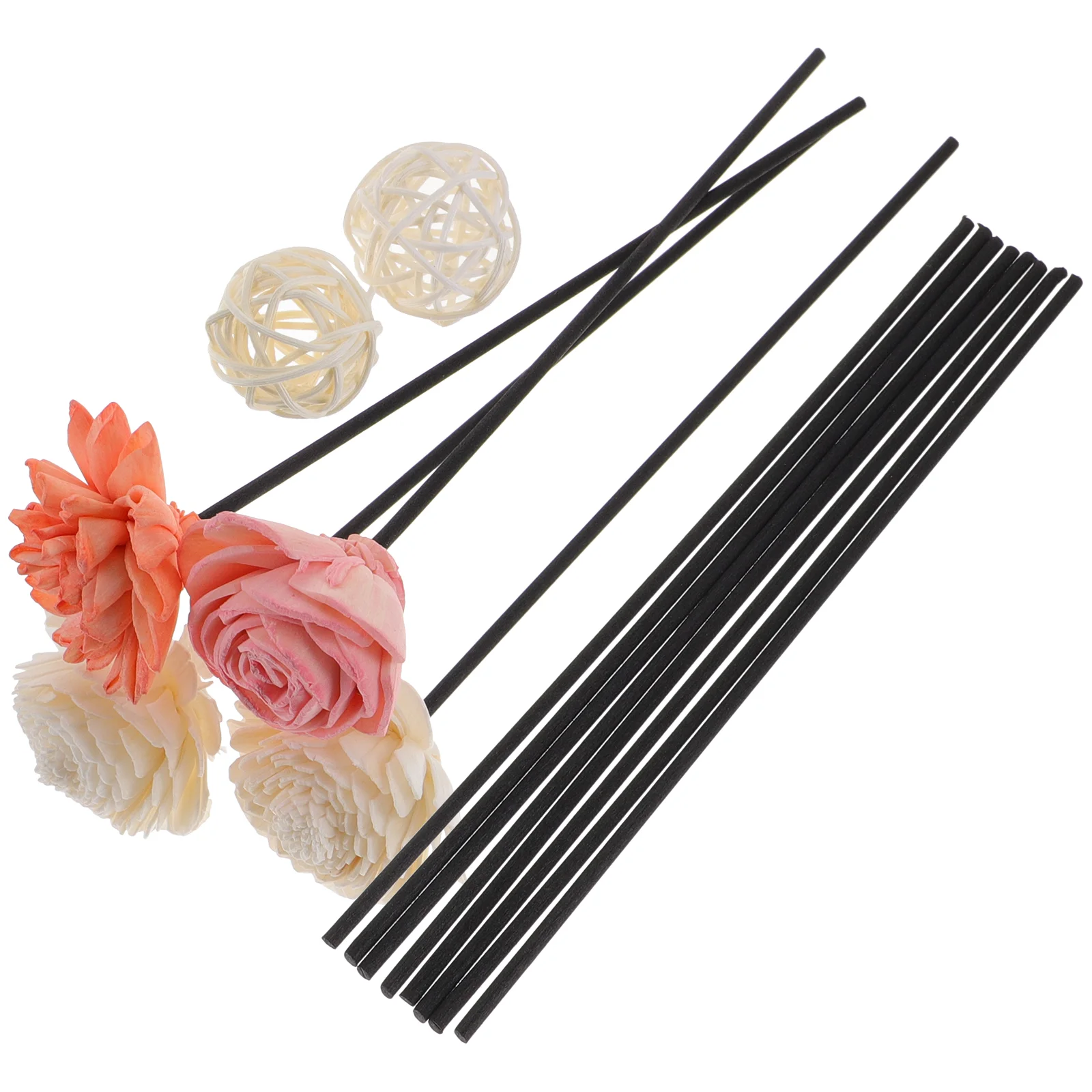 

1 Box of Reed Diffuser Scented Wooden Reed Diffuser Set Reed Diffuser Oil Diffuser Sticks