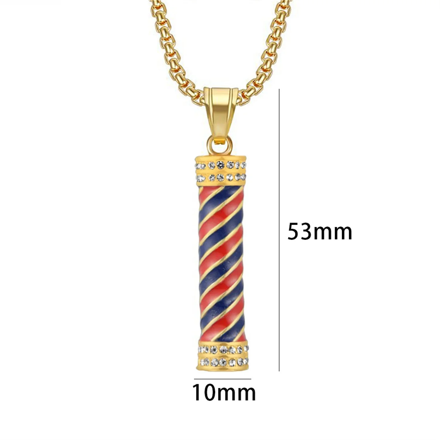 Мужское ожерелье для парикмахерской в стиле хип-хоп