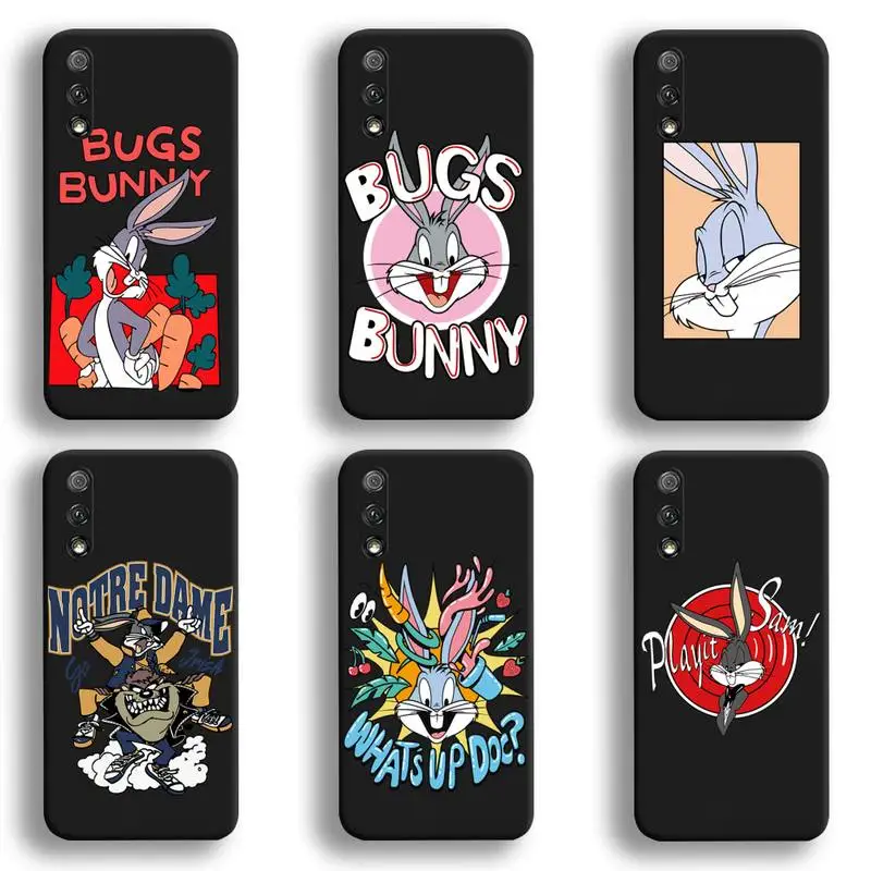 

Cartoon Rabbit Bugs Bunny Phone Case For Huawei Honor 30 20 10 9 8 8x 8c v30 Lite view 7A pro