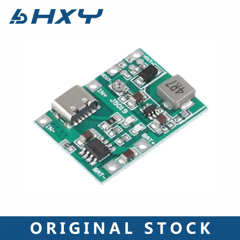 1-10 шт. DC-DC Модуль повышения Type-C TP4056 Зарядное устройство разряд плата питания DC4.3-27V