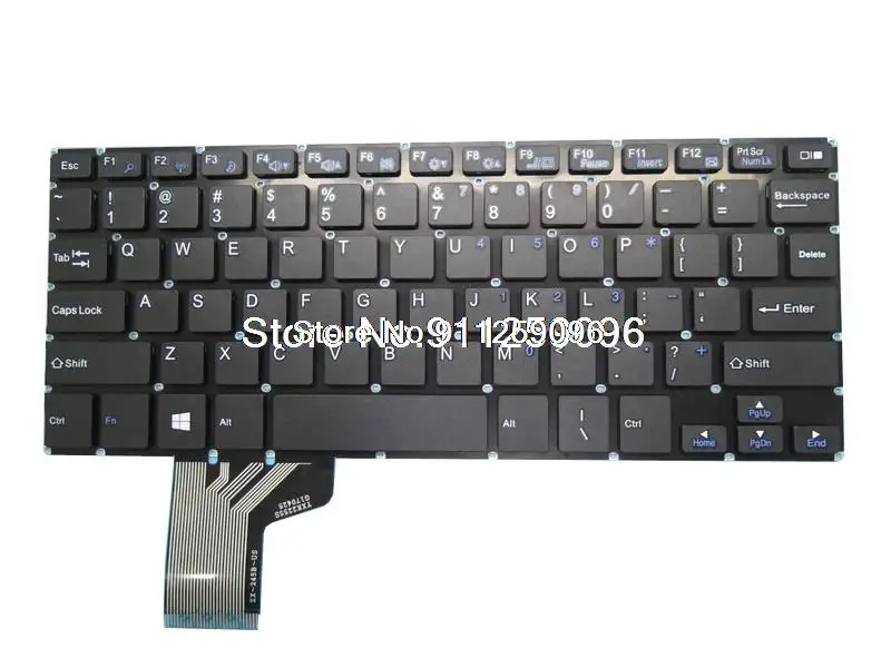 

Laptop Keyboard For EVOO 11.6" Convertible Touchscreen EV-L2in1-116-1K EV-L2in1-116-1-BK EV-L2in1-116-1-BL English US New