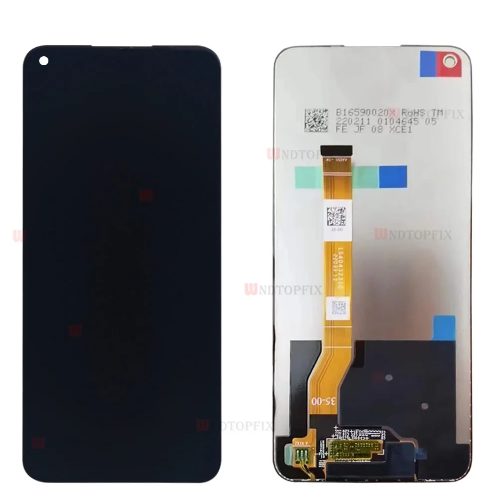 100 tested for oppo realme 9i rmx3491 lcd display touch screen digitizer assembly for phone 6 6 realme 9i lcd complete screen free global shipping