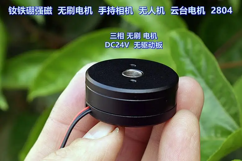 

5pcs NdFeB Strong Magnetic Brushless Motor Handheld Camera UAV (No Detent) PTZ Motor 2804