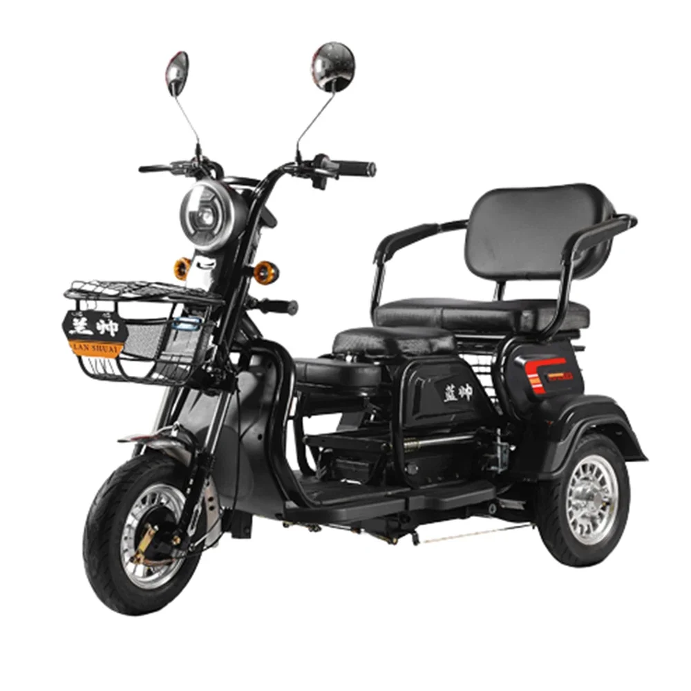 

Электрический трехколесный велосипед 72 в, 1000 Вт, устройство для измерения жидкости, система двойного тормоза, до и после демпфирования, трехколесный скутер