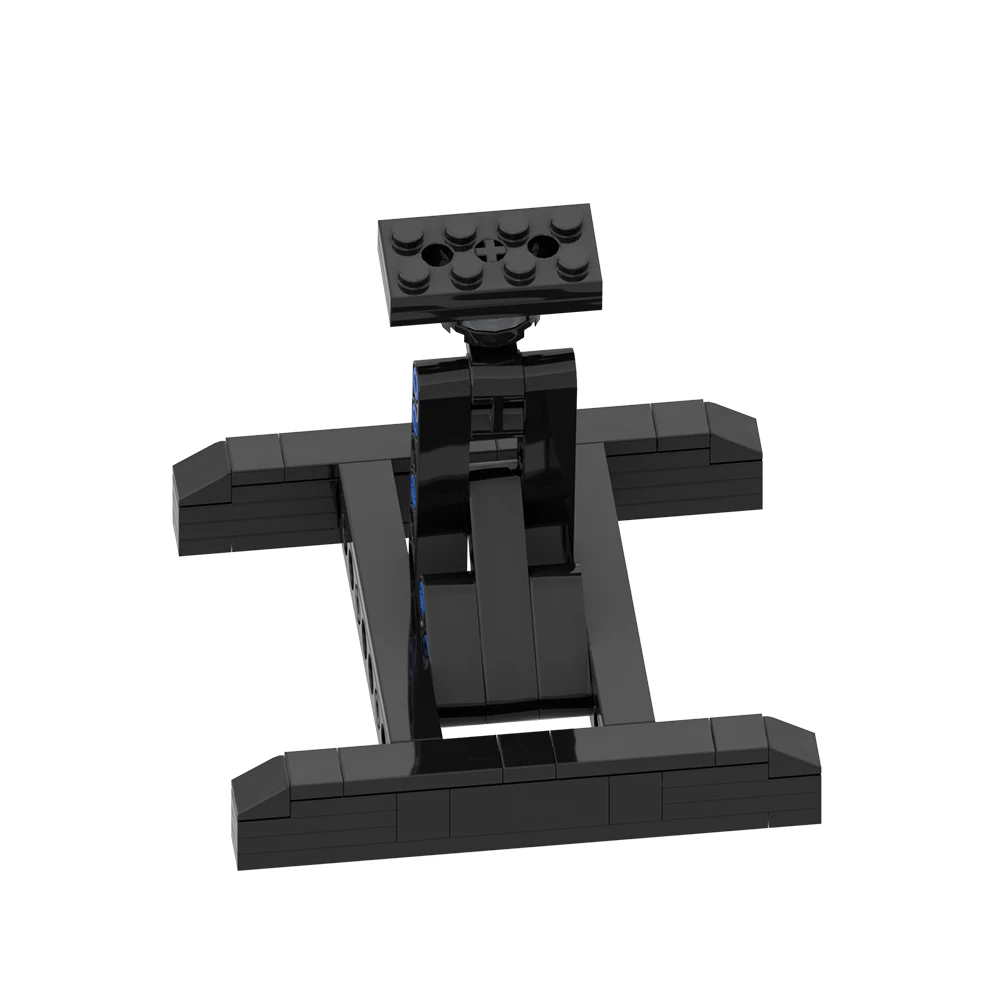 Фото Подставка для дисплея MOC, строительные блоки, кронштейн для истребителя Space Wars 75102/75149/75218, опорные кирпичи, детские игрушки, подарок MOC №4
