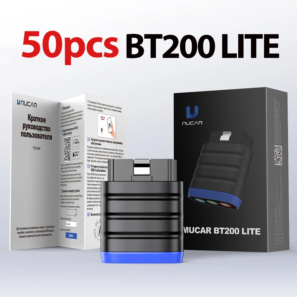 

MUCAR BT200 Lite OBD2 сканер полная диагностика системы инструмент автоматического сканирования пожизнен бесплатно для телефона ios iPhone Android