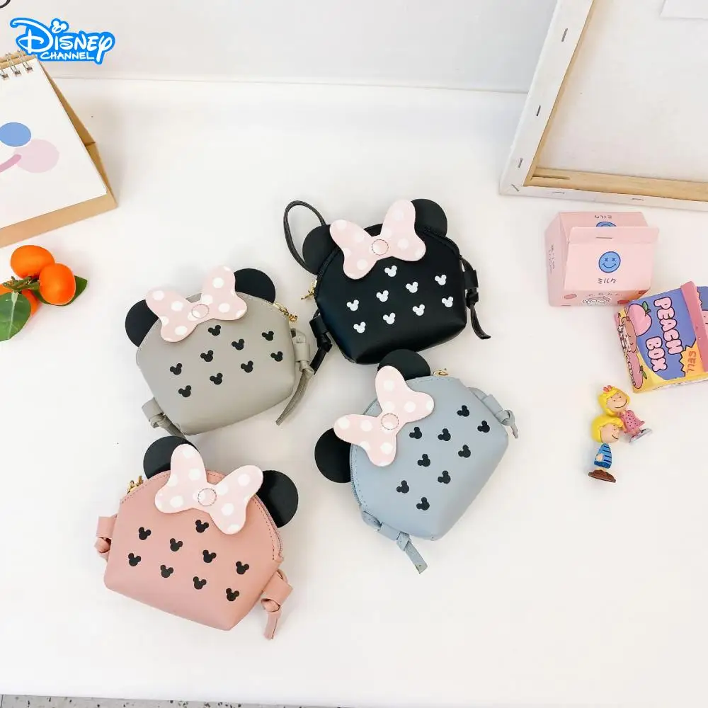

Disney Backpack Baby Girl Minnie Mickey Mouse Bag Cute Anime Doll Shoulder Bag Kindergarten Primary School Student Messenger Bag
