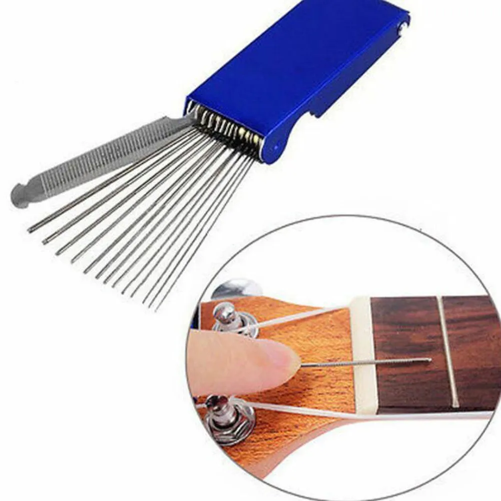 

Guitar Nut Slotting File Saw Rods Slot Filing Set Portable Hot Sale DIY Guitar Repair Tools Steel Luthier Replacement Tools Part