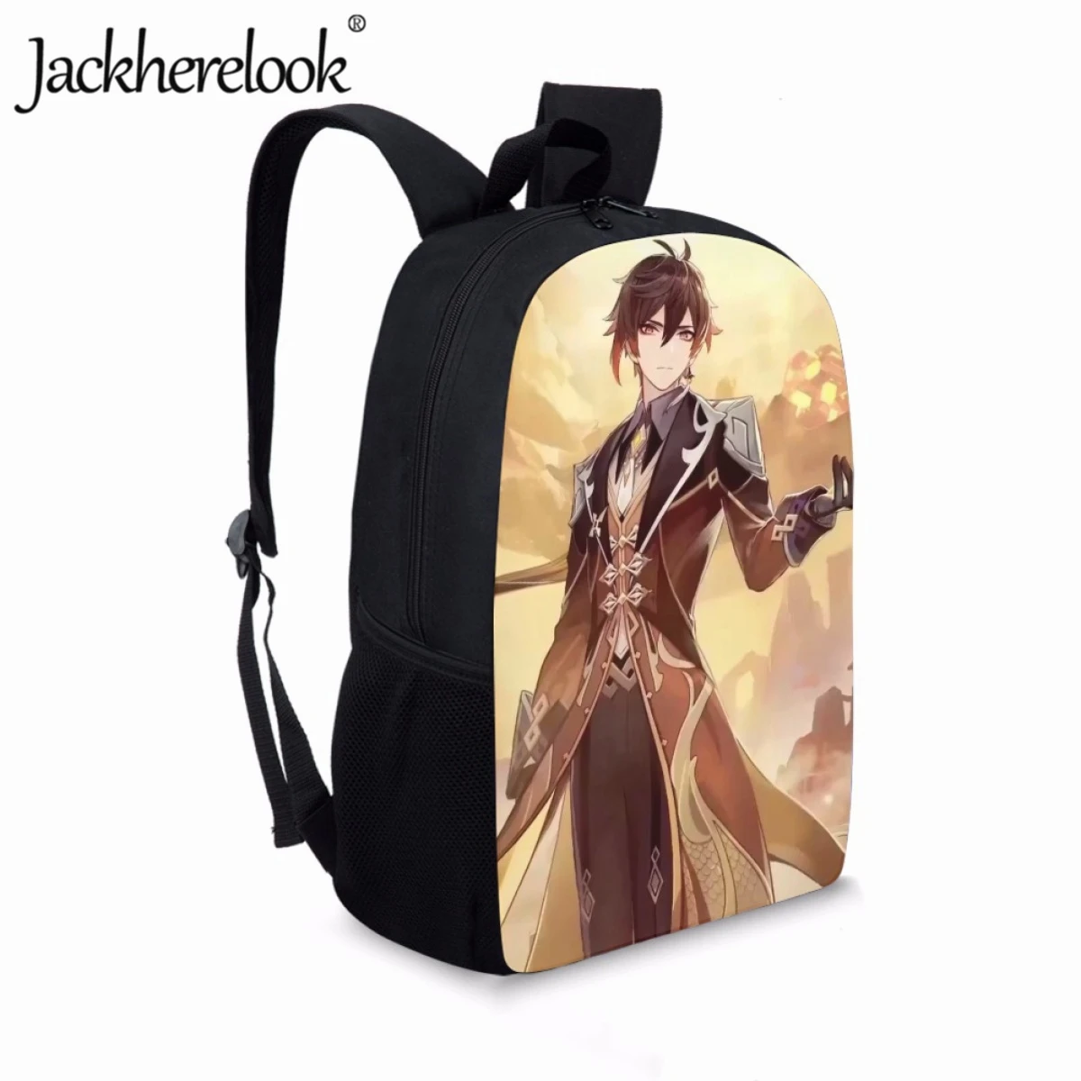 Jackherelook Genshin Impact Game Print School Bags for Child Book Bag Fashion Backpack Youth Boys Girls Schoolbags Laptop Bag