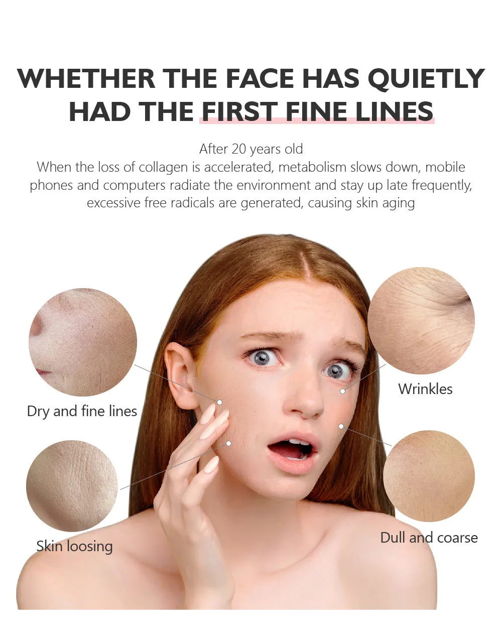 Ретинол крем для лица и Сыворотка глаз средство против старения уменьшения