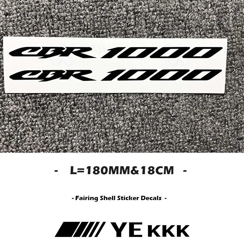 2X 180MM Motorcycle Fairing Shell Hub Head Shell Fuel Tank Sticker Decal For Honda CBR1000 CBR 1000RR R Sticker Decal