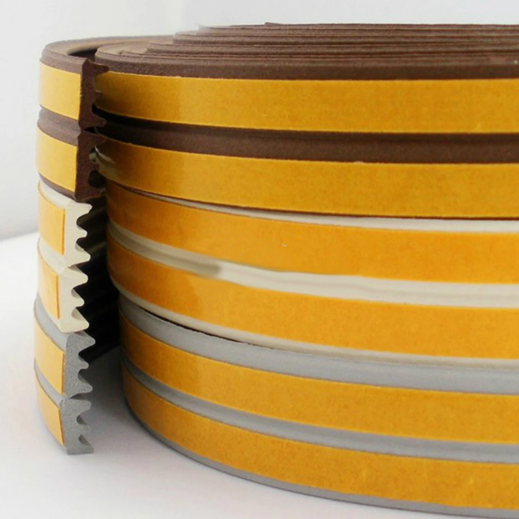 

E Type 10m Heat Insulation Tape Sealing Strip Self-Adhesive EPDM Rubber Foam Door Joint Sound Insulation And Anti-Collision Tape