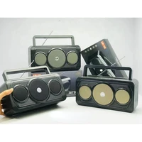 bluetooth speaker outdoor portable card subwoofer retro radio usb stereo