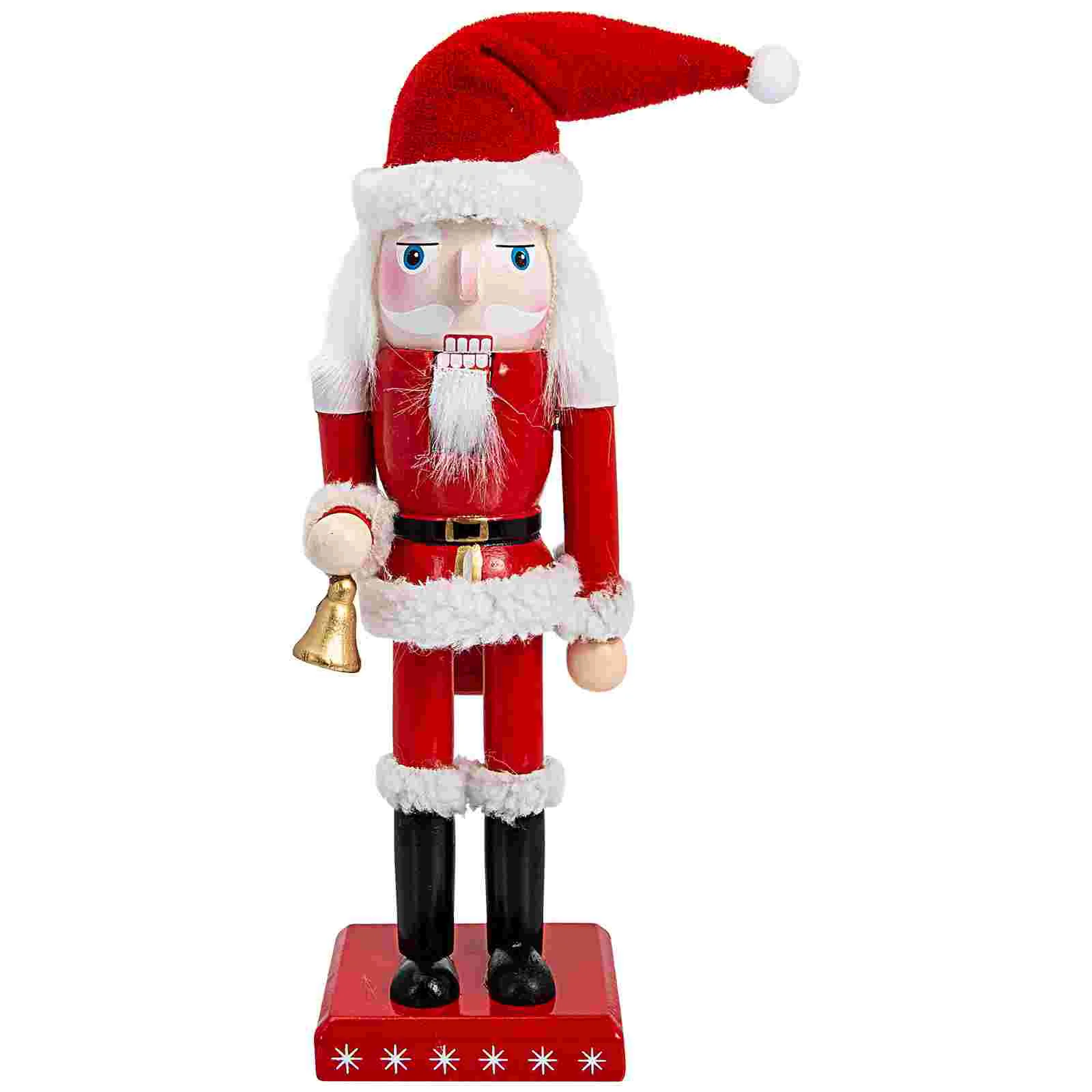 

Nutcracker Christmas Santa Decoraciones Para Cuartos Wooden Decorations Claus Wood Soldier Decor Crafts Table Figures