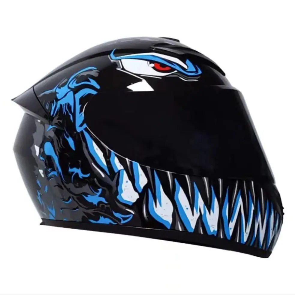 The knight Motorcycle Motobiker Helmet ABS Dot 3C Motorcycle Racing Off Road Downhill Scooter Safety Hats For Adult DH Mountain