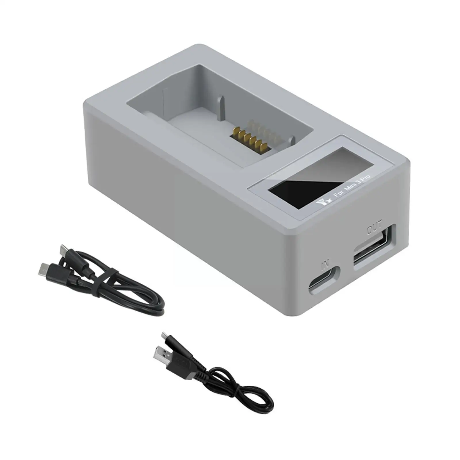 

Зарядное устройство для дрона DJI Mini 3 Pro, одноканальное USB-зарядное устройство, зарядка с цифровым дисплеем для Dji Mavic Mini3 Pro H1J4