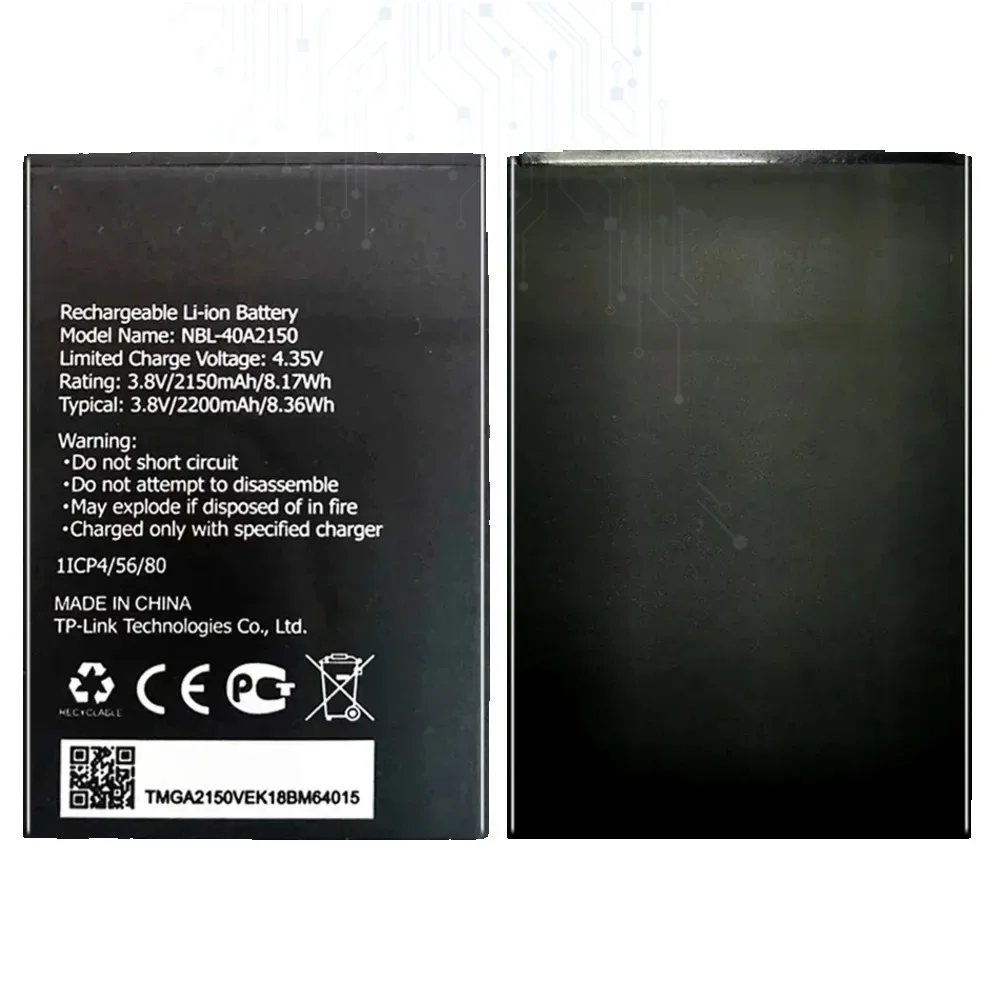 Сменный аккумулятор NBL-40A2150 2150 мАч для TP-Link Neffos C5 Plus