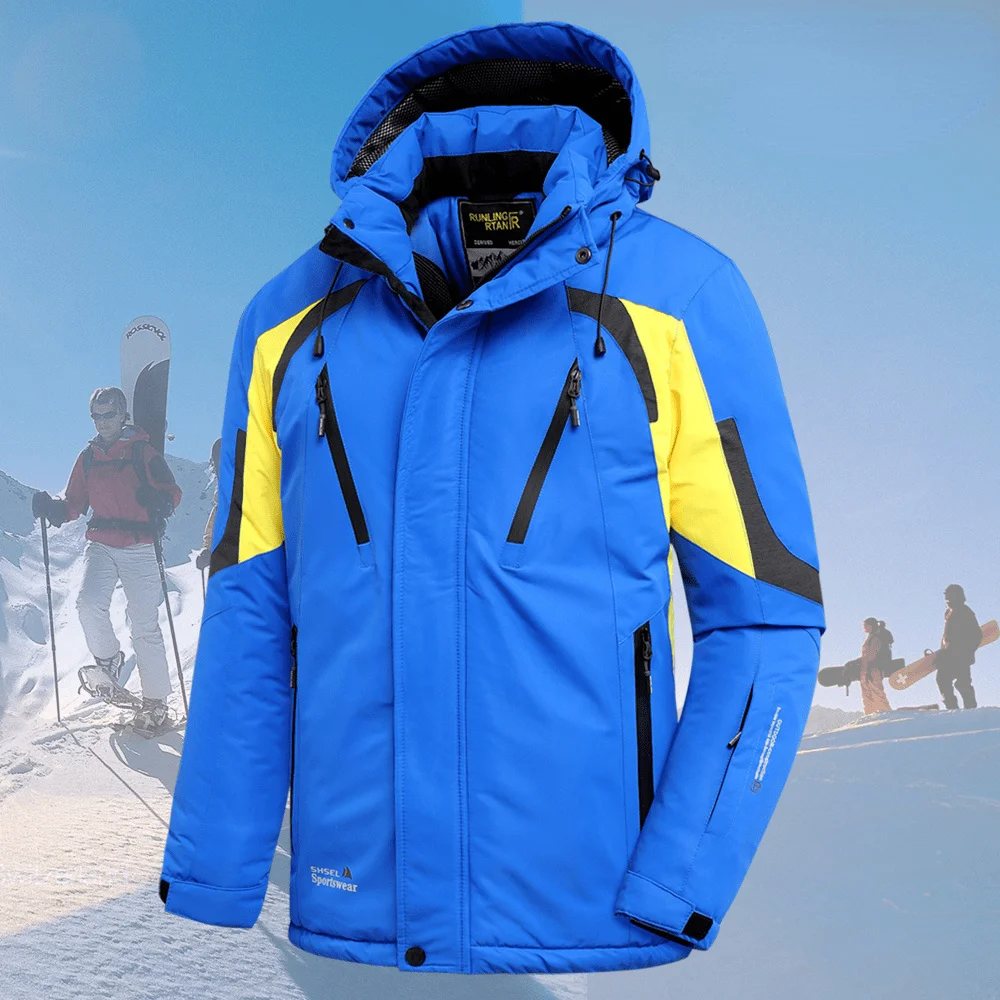 

Men's Winter Jacket, High-quality Warm Snow Coat, Casual Hoodie, Raincoat, Thick Polar Lining, Novelty