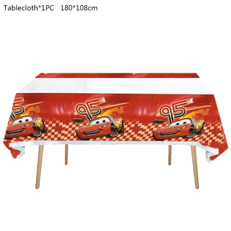 Автомобили Disney украшения 4-й день рождения молния Маккуин скатерть салфетки чашка тарелка детский душ автомобили Диснея сувениры для дня рождения
