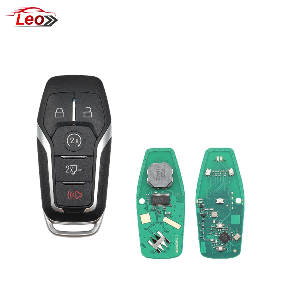 

Умный дистанционный ключ автомобиля Leo для Ford F-150 Fusion Explorer Edge Mustang 2013–2017 FCC: M3N-A2C 31243300 902 МГц ID: 49 чип.