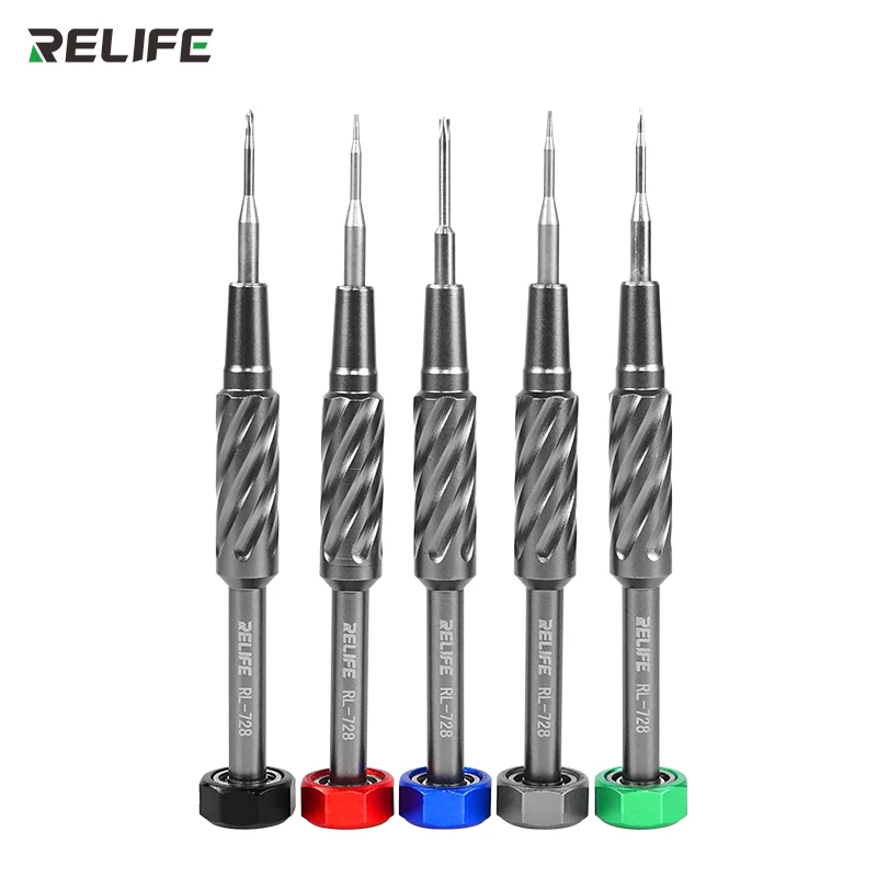 

RELIFE RL-728 Отвертка для ремонта ноутбуков мобильных телефонов Сильный магнитный Ddsorption Бесшумный подшипник S2 Стальная отвертка-пистолет