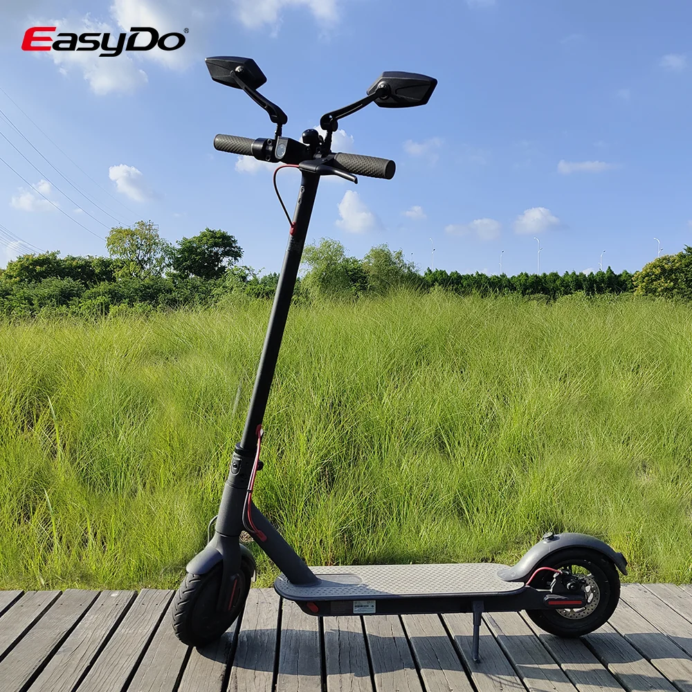EasyDo אופניים כידון מראה אחורית אופני רכיבה על אופניים רחב טווח חזרה Sight רפלקטור מתכוונן שמאל קטנוע E אופני מראה