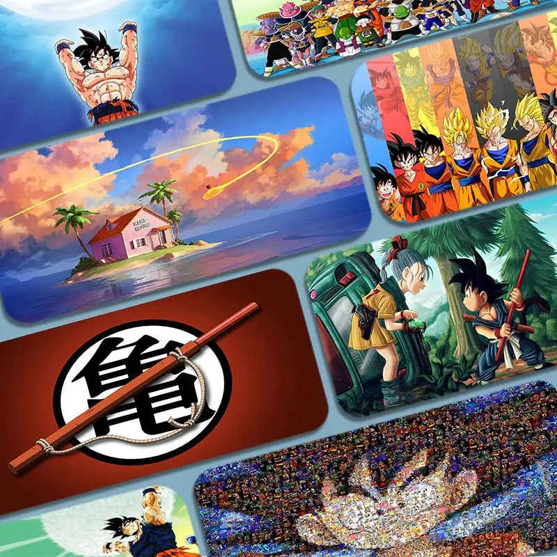 

BANDAI Dragon Ball 90x40cm Big Keyboard Mat Table Mat Students Gamer Desktop Mousepad Gaming Mouse Pad For PC Desk Pad