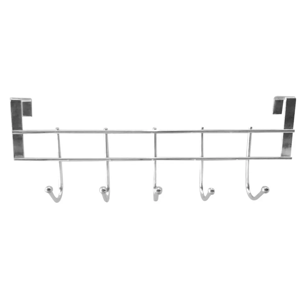 

Крючки для одежды, крючки для дверей шкафов, крючки для полотенец из нержавеющей стали, 5 крючков, вешалка, свободное пространство, подвесные...