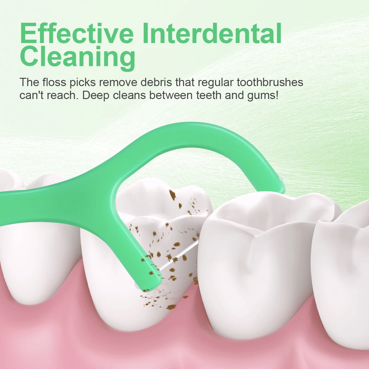 300 шт. зубная нить для взрослых