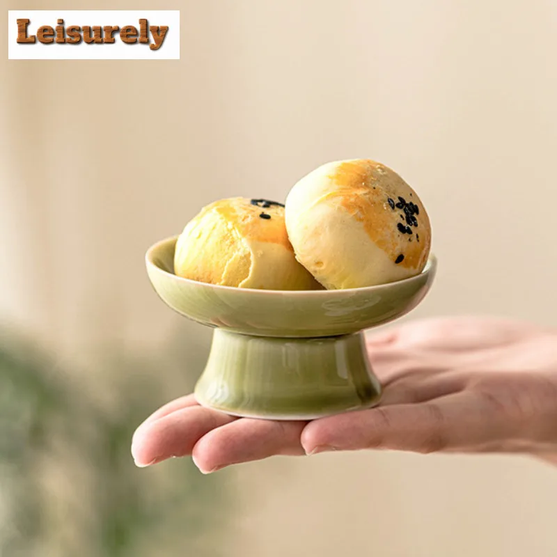 Yaozhou Kiln Celadon держатель для чайника с высокой ножкой роскошная рамка крышка горшка