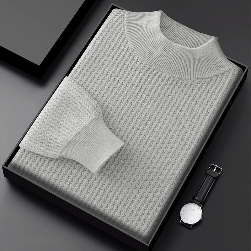 Плотный свитер LDZWSM на осень и зиму однотонные свитеры с длинным рукавом